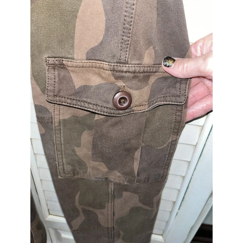 Tea Collection Sz 8 Camouflage French Terry Pockets Boys Pants